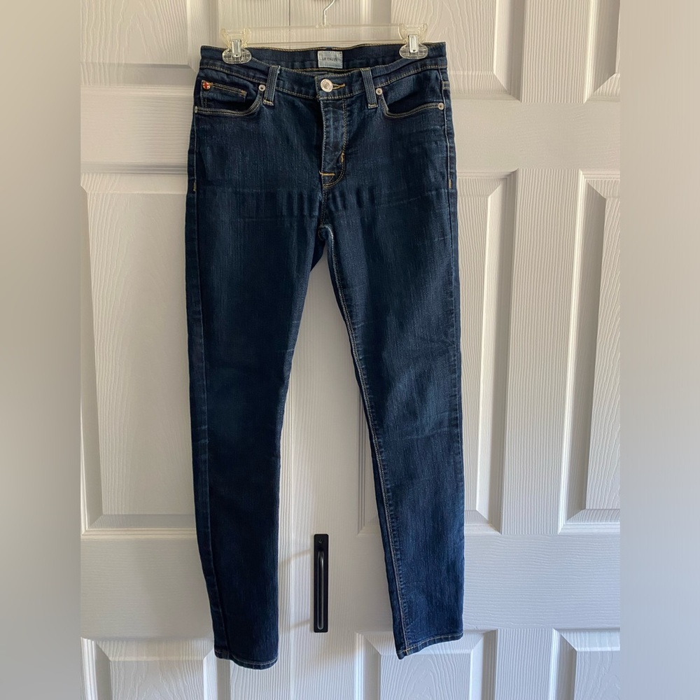 Hudson Skinny Jeans Deep Indigo Denim Size 27
